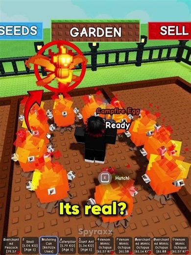 "0.5% FIREFLY WISP IS SCAMMED?! 💀 #roblox #growagarden