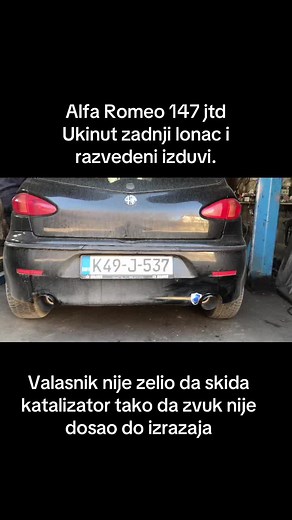 Alfa Romeo 147 JTD Exhaust Sound Enhancement