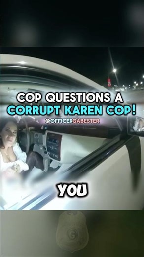 Cop Questions A Corrupt Karen Cop!