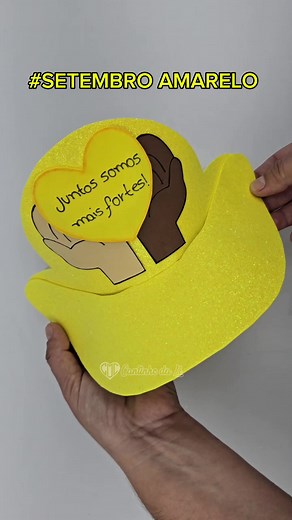 Artesanato Simples para Setembro Amarelo