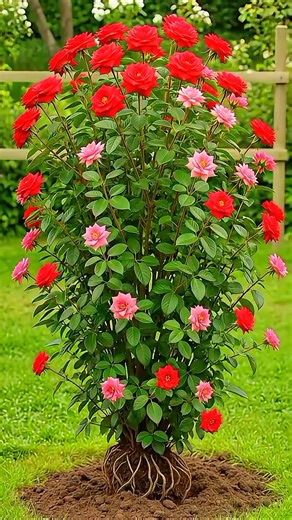 Roses in abundance with dense foliage thanks to this simple step #tanding #youtubeshort