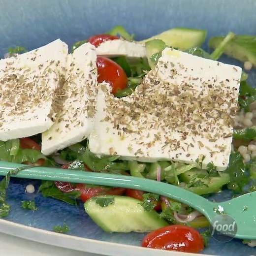 Greek Salad is our FAVORITE summer lunch 😋 Catch Geoffrey Zakarian on #TheKitchen > Saturdays at 11a|10c! | Food Network