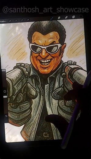 Endhiran Digital Art | Chitti Robot Procreate Speed Drawing ⚡