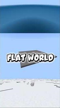 Flat World Minecraft bedrock 1.21 #minecraft