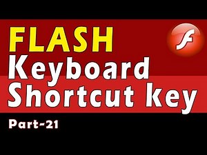 Shortcut Keys In Macromedia FLASH Part 21