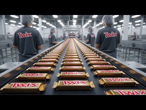 Inside the Twix Factory Making Millions of Chocolate Bars Every Day | Twix Production Process