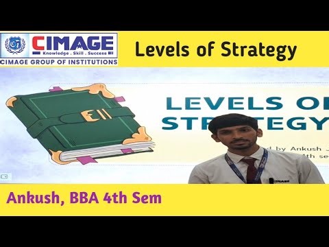 Levels of Strategy, By- Ankush, BBA 4th Sem #StrategicManagement