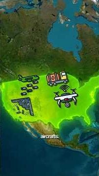 how the US dominates the world? #geography #unitedstates #map