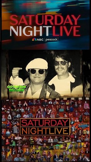 1970's SNL Not Ready for Prime Time Players #snl #danaykroyd #johnbelushi #gildaradner #billmurray
