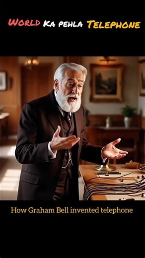 First Telephone of world। Graham Bell #shorts #invention #facts