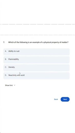 👉 Grade 7 Science 🧪 Matter Quiz (Quick Test!) #shorts #ieso #nsc