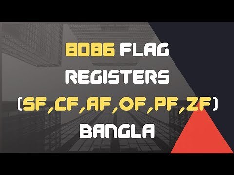 8086 Flag Registers - Bangla