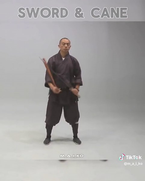 Kung Fu weapons (sword & cane) #kungfu #weapons #sword #shaolinkungfu #artesmarciais #kungfuweapon