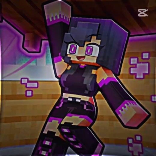 The ENDER GIRL in a all BOYS SLEEPOVER#aphmau#friends#minecraft#capcut#edit