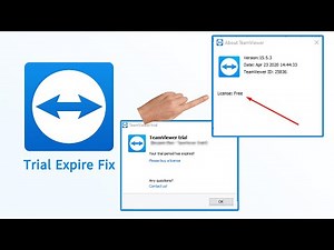 How to Fix TeamViewer trial period expired to Free 100%