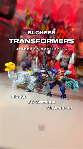 Unboxing Blokees Transformers Defender Version 07 Magmatron #blokees #transformers #toy #toys