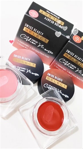 One Product for Lips, Cheeks & Eyes 😍 Swiss Beauty Mousse Review2