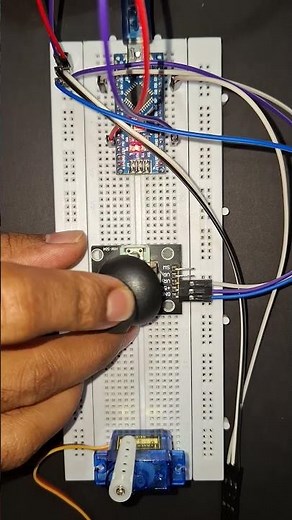 Analog control test | Arduino #arduino #arduinonano #electronics #diy #robot #servo