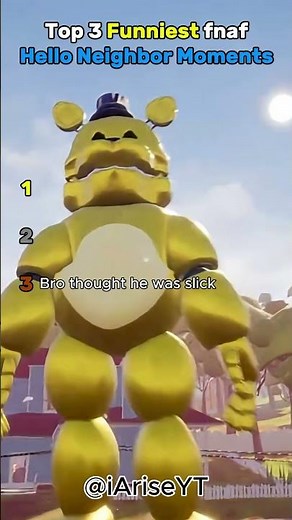 TOP 3 FUNNIEST FNAF HELLO NEIGHBOR CLIPS😂