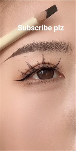 Wild Eyebrow Pencil Tutorial for Novice Beginners | Easy Hair-Stroke Brow Technique#shorts#eyemakeup