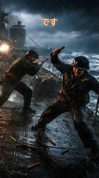 アメリカ軍🇺🇸 駆逐艦がUボートに体当たりし、乗組員を水中に置き去りにしたとき