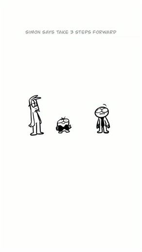 frame.desky7 on Instagram: "I Didnt Say Simon Says 😅 (Animation Meme) #trending #viral #instahood #Instagram #viralreel #animation #funny #enjoy #fun #character credit : @nutshellanimations"