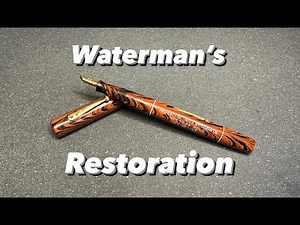 Waterman's Ideal 52 Store Demo Pen - My First Restoration!