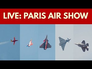 Paris Air Show 2025 LIVE: Spectacular Flying Display By Airbus, Dassault | Israel Stirs Row