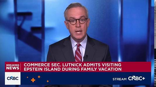 Commerce Secretary Howard Lutnick admits visiting Epstein island during family vacation