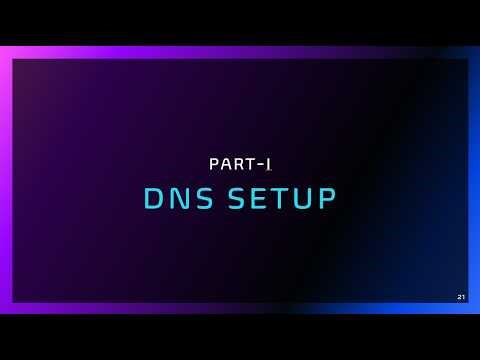 Part-1 External DNS Server setup with Bind on Alpine Linux for Web App path