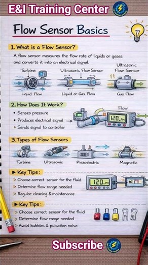 Flow Sensors Basics #instruments #electrical #flow #measurement