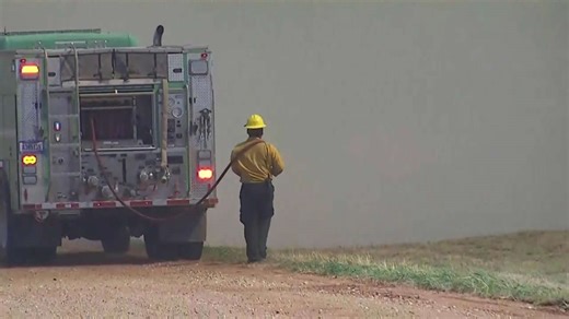 Watch raw video: Blaine County wildfire prompts fire warning
