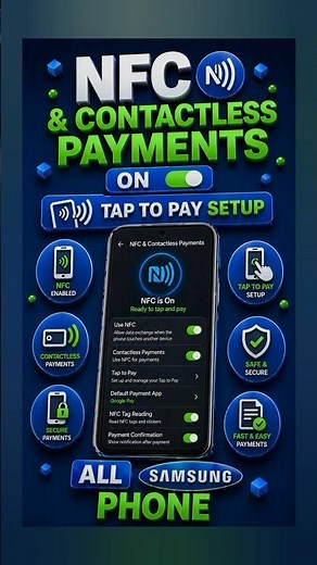 How to Enable NFC & Contactless Payments on Samsung Phone | Tap to Pay Setup