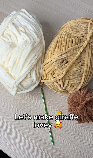 Crochet Giraffe Lovey: Amigurumi Baby Snuggler Pattern