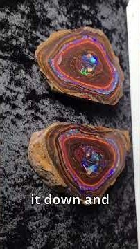 #6 out of 250. A beautiful, large Yowah Nut opal with bright green/blue colour!