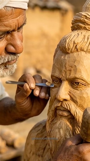 Premanand Ji Maharaj✨| The Best Incarnate Wooden Sculpture #woodcarving #premanandjimaharaj