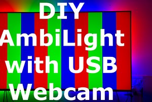 TV AmbiLight With USB Camera, Raspberry Pi and Arduino