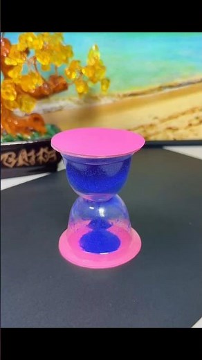 DIY Sand Clock ⏳ Easy & Creative Timepiece! #Crafts