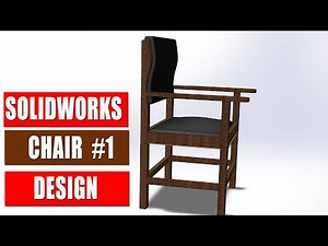 Solidworks Desk Tutorial | How to Design a Chair or Desk | 3d Modeling Tutorial