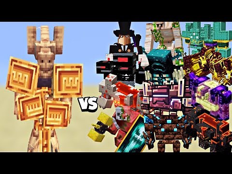 Minecraft: All Bosses vs 3X Kobolediator! (Epic Battle)