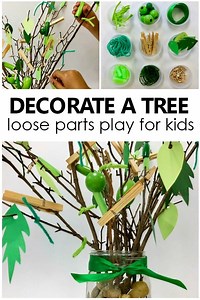Decorate a Tree Loose Parts Play - Fantastic Fun & Learning