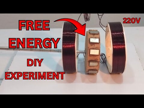 How To Make FREE ENERGY Generator 3500 Watts With 12 Magnets | DIY EXPERIMENT