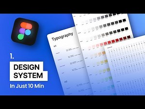 Create a Full Design System in Figma In Just 10 Minutes | SaaS Series - 01