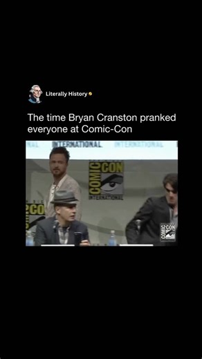 Literally History on Instagram: "Can you spot the genius behind the mask? At Comic-Con, Bryan Cranston surprised everyone by walking the floor in the most iconic disguise. Witnessing celebrities blending in with fans is always a moment to remember. This playful prank showcases the lighter side of pop culture events where stars meet their biggest admirers. Dive into the fascinating world of entertainment antics. Discover how a simple mask can turn an ordinary day into an unforgettable experience 