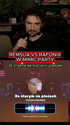 REMSUA VS RAFONIX W MIMIC PARTY *ZE STARYM NA PLECACH* #remsua #bungee #rafonix #kasix #mimicparty