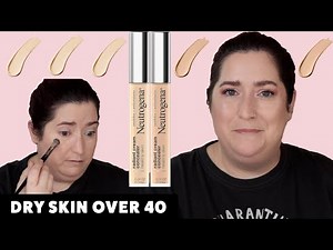 NEUTROGENA HEALTHY SKIN RADIANT CREAM CONCEALER | Dry Skin Review & Wear Test