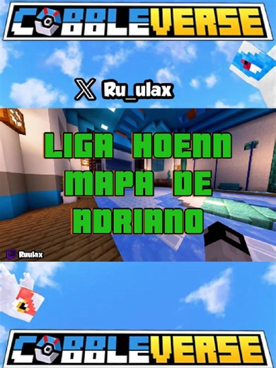 Cómo craftear el mapa del OCTAVO líder de Hoenn en Minecraft