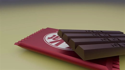 Kit Kat "Break Time" Spec Ad3D motion graphics exploration focusing on the iconic Kit Kat "snap." This project visualizes the brand's core message by transforming the product itself into a functional clock, reinforcing the idea that any time is the right time for a break.