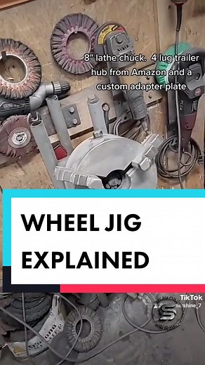 DIY Wheel Polishing Jig for Trailer Hubs & Spindles