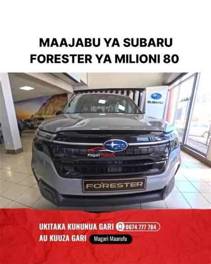 Magari Maarufu (Famous Motors) on Instagram: "Ukisikia kuna subaru Forester ya Milioni 80+ ndo hii Apa SK na SKE #storizamagari #magarimaarufu"